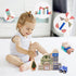 Wooden building blocks toy