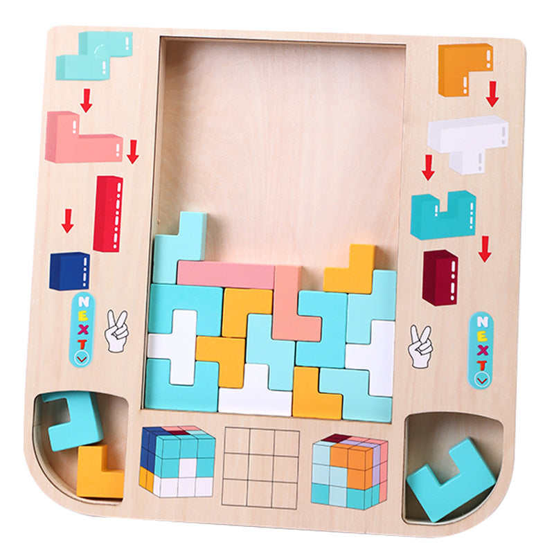 Wooden Three-dimensional Puzzle Toy