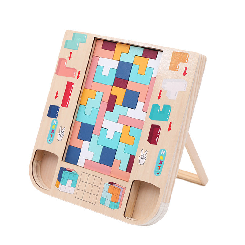 Wooden Three-dimensional Puzzle Toy