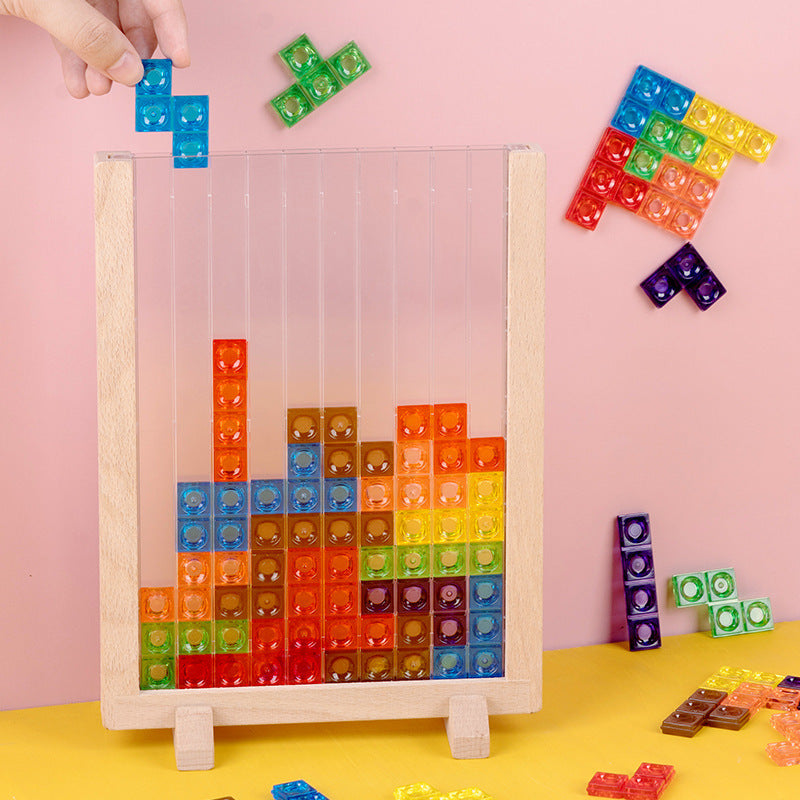 3D Three Dimensional Acrylic Building Block Puzzle