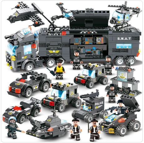 Police Building Block Set
